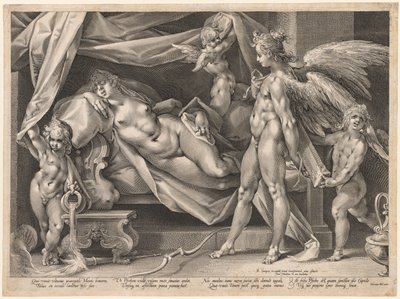 Amor a Psyché od Jan Muller