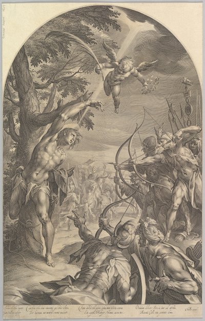 Umučení svatého Šebestiána, ca. 1600. od Jan Muller