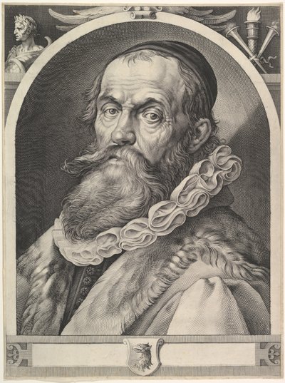 Portrét Hendricka Goltziuse, ca. 1617. od Jan Muller