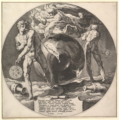 Název: Stvoření světa, ca. 1592. od Jan Muller