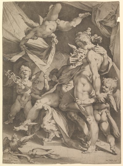 Venuše a Merkur, ca. 1600. od Jan Muller