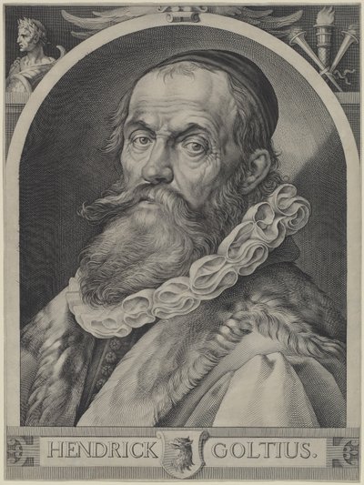 Portrét Hendricka Goltziuse od Jan Muller, Hendrick Goltzius