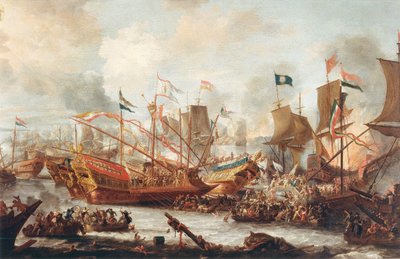 Bitva u Lepanta, 1671. od Jan Peeters the Elder