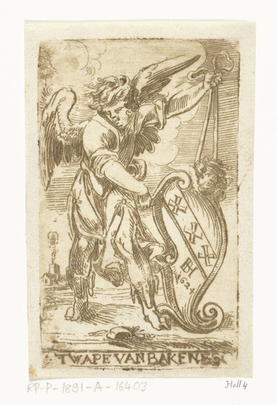 Erb rodu Bakkenes The Wapen van Bakenes (název na objektu) od Jan Philipsz. van Bouckhorst