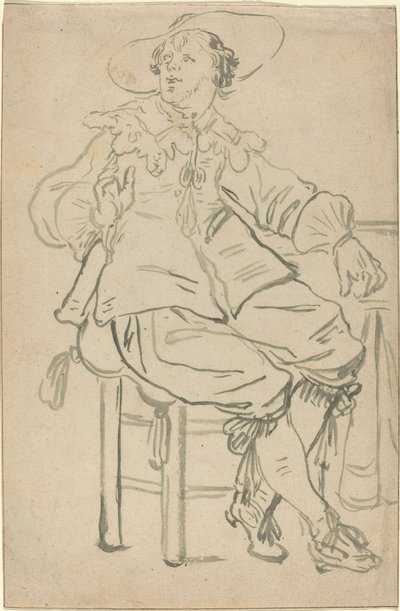 Sedící kavalír od Jan Philipz van Bouckhorst