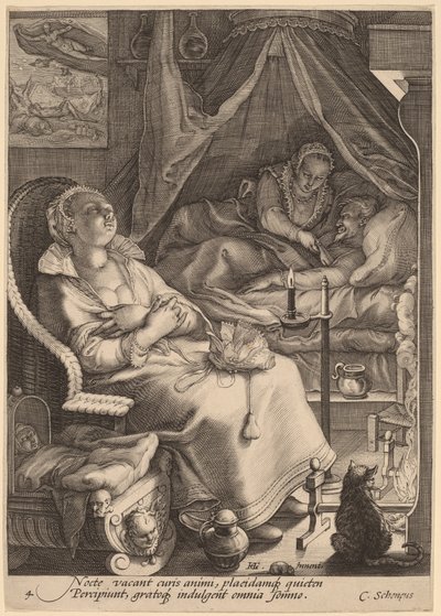 Noc od Jan Pietersz Saenredam, after Hendrik Goltzius