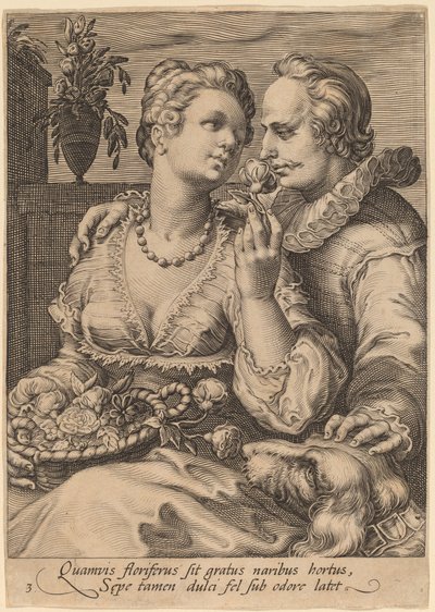 Čich od Jan Pietersz Saenredam after Hendrik Goltzius