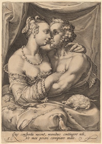 Dotek od Jan Pietersz Saenredam after Hendrik Goltzius