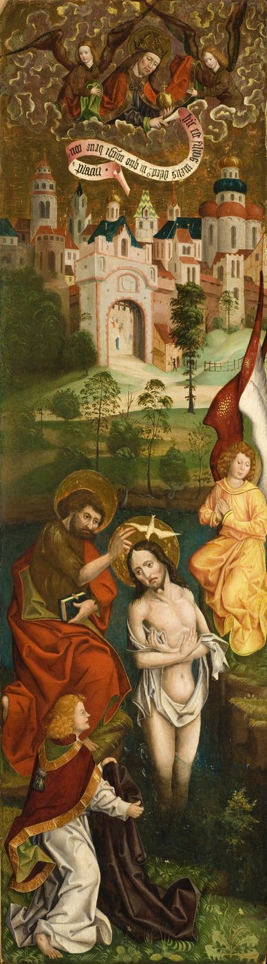 Křest Kristův od Jan Polack
