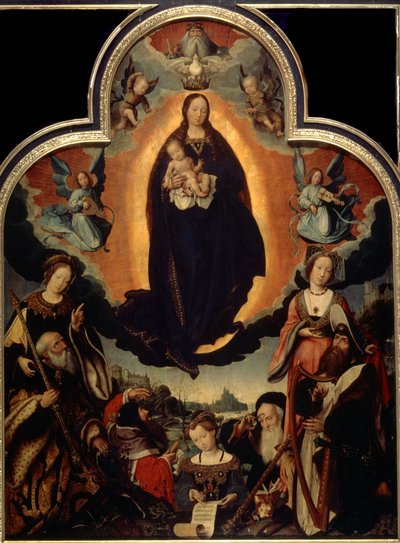 Oslava Panny, 1524. od Jan Provoost