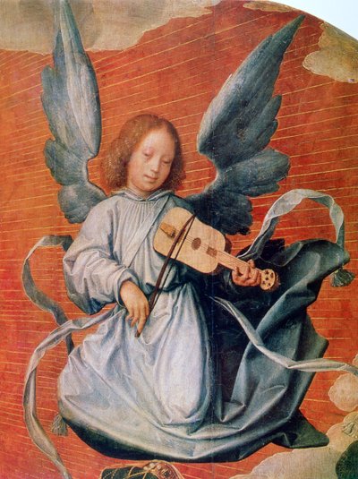 Panna ve slávě, detail, 1524 od Jan Provoost