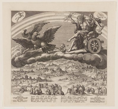 Jupiter, ze Sedmi planet od Jan Sadeler I