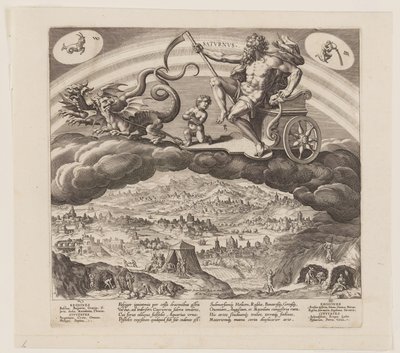 Saturnus, ze Sedmi planet od Jan Sadeler I