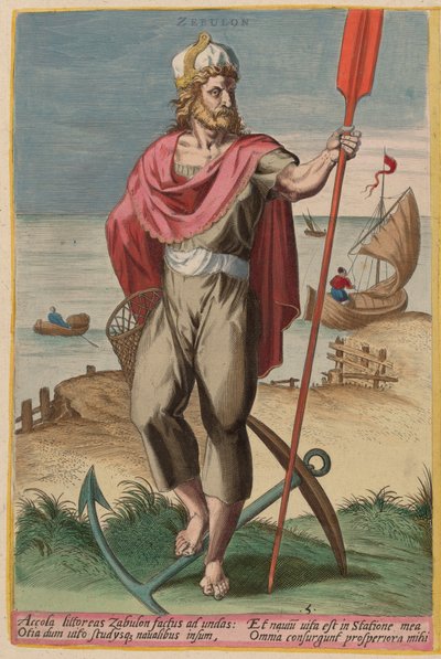 Zebulon od Jan Sadeler I after Crispen van den Broecke