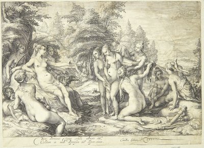 Diana a Callisto od Jan Saenredam