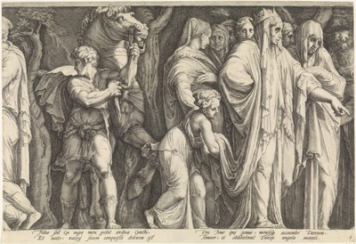 Fríština s trestem Niobe (deska 6) od Jan Saenredam