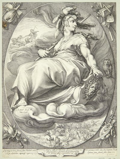 Minerva od Jan Saenredam
