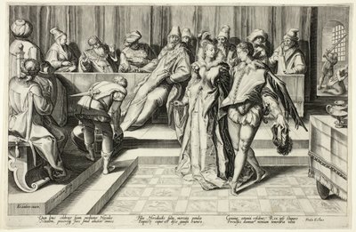 Salome Tanec před Herodem od Jan Saenredam