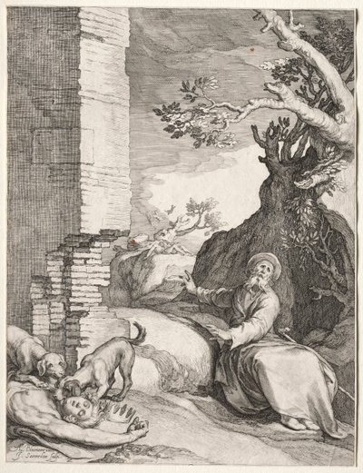 Předpověď Ahijah, 1604. od Jan Saenredam