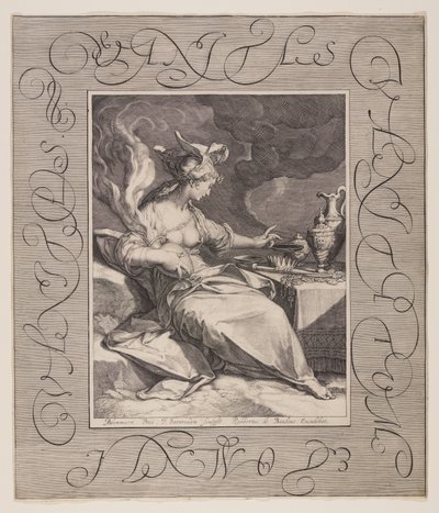 Vanitas Vanitatum et Omnia Vanitas od Jan Saenredam