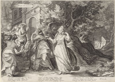 Pět pošetilých panen ženich nepřijme The Wise and Foolish Virgins (název série) od Jan Saenredam