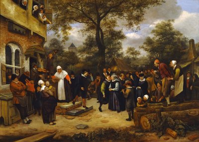 Vesnické sňatky od Jan Steen