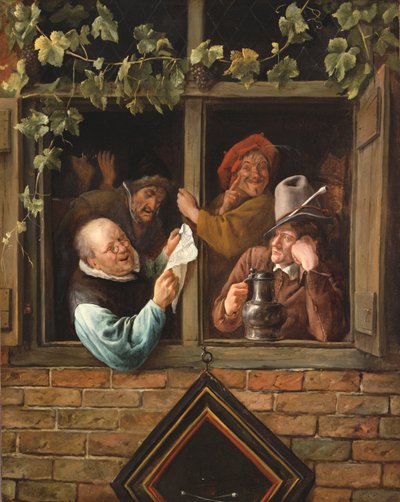 Rétoři u okna od Jan Steen