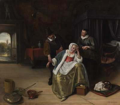 Lovesick Maiden, ca. 1660. od Jan Steen