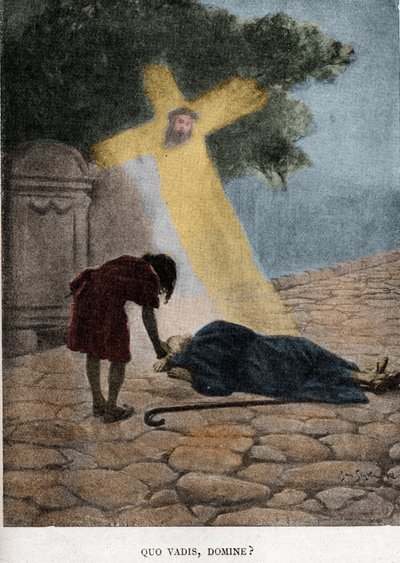 Quo vadis dominuje? (Kapitola XXIII.) ilustrace JANA STYKY (1858-1925) k románu „Quo vadis“ Henryka Sienkiewicze. od Jan Styka