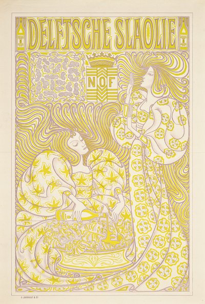 Reklamní plakát pro Delft Salad Oil, 1894 od Jan Toorop