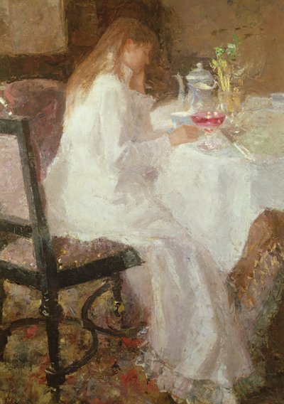 U snídaňového stolu od Jan Toorop