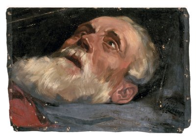 Hlava starého muže (studie) 1882 (olej na plátně) od Jan Toorop