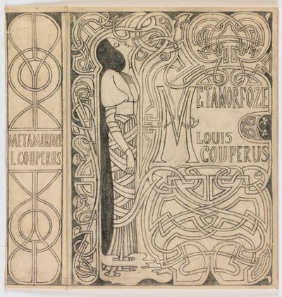 Návrh kapely pro: Louis Couperus, Metamorfoze, 1897 od Jan Toorop