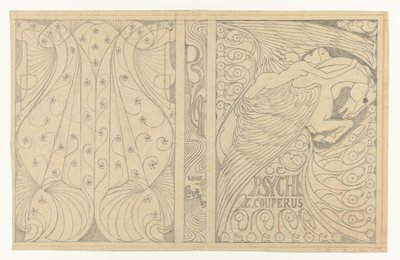 Návrh obalu pro Louise Couperuse Psyche Návrh kapely pro: Louis Couperus, Psyche, 1898 od Jan Toorop
