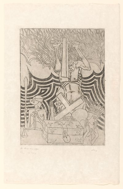 De Anarchie (původní název na objektu) De Anarchist (původní název) od Jan Toorop