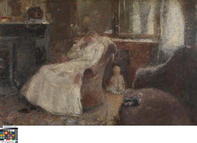 Holandština: Annie Hall in Lissadell, Kenley Womanan_in_White od Jan Toorop
