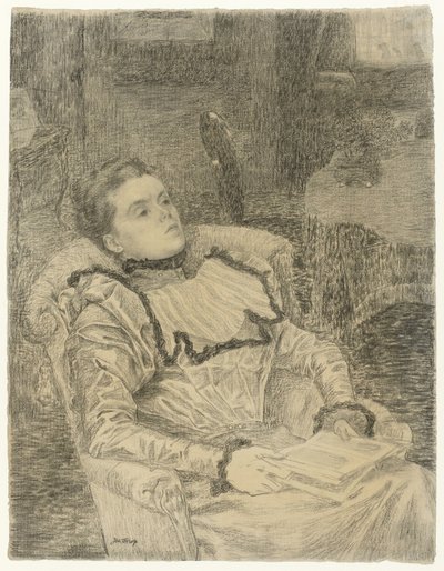 Portrét Annie Toorop od Jan Toorop