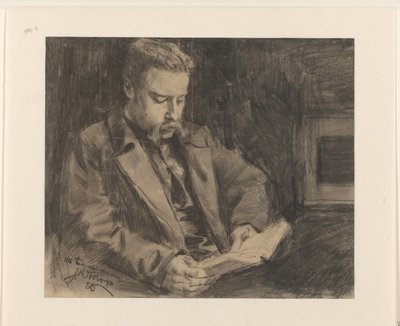 Portrét Engelberta van Bevervoorde, kastelána z Muidenu od Jan Toorop