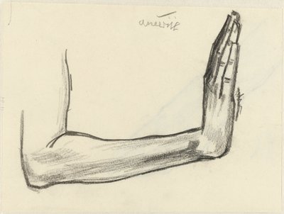 Studie předloktí od Jan Toorop