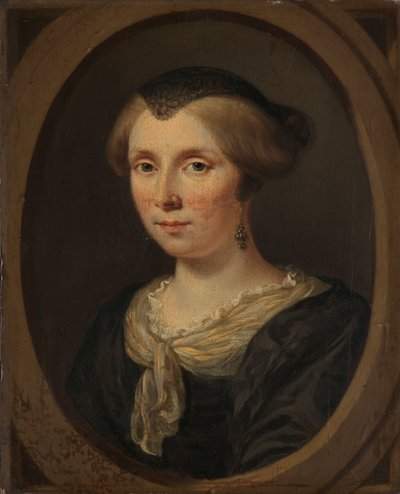 Portrét Margarethy Verkolje, manželky Reinier Couturier od Jan Verkolje (I)