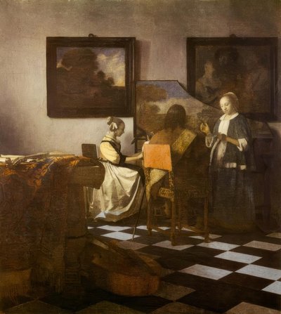 Koncert od Jan Vermeer van Delft