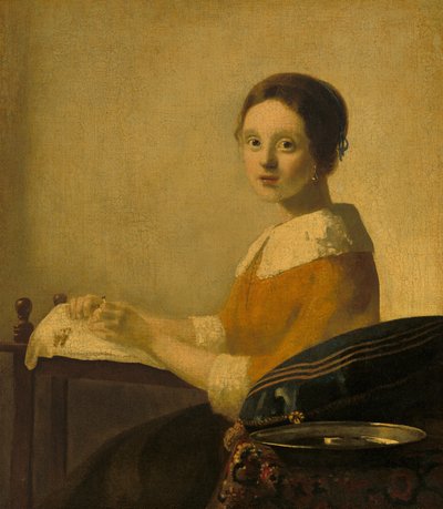 Krajkářka, c. 1925 od Johannes Vermeer