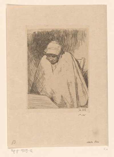Malle Teun (původní název na objektu) od Jan Veth (signed by artist)