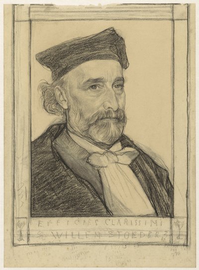 Portrét prof. dr. Willema Stoedera od Jan Veth