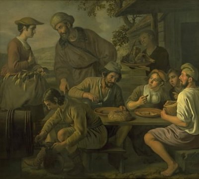 Boaz a Ruth od Jan Victors