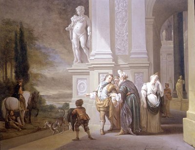 Odchod marnotratného syna od Jan Baptist Weenix