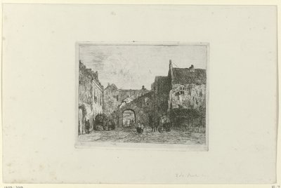 Pohled na Binnenhof od Jan Weissenbruch