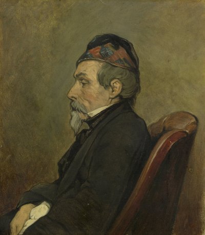 Portrét Johana-Hendricka-Louise Meyera, námořního malíře od Jan Weissenbruch