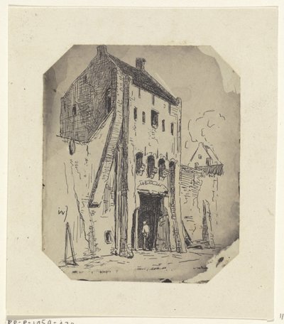 Steigerpoort v Leerdamu od Jan Weissenbruch