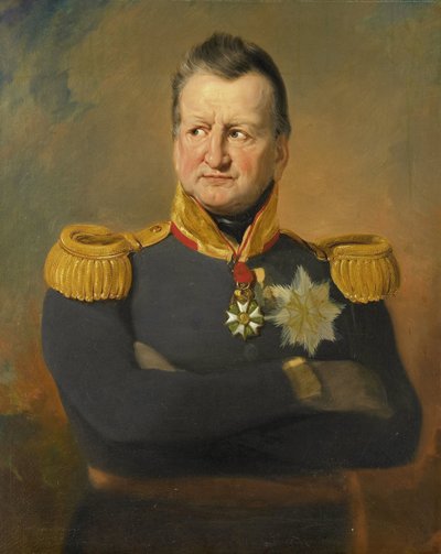 Portrét barona Davida Hendrika Chassé, generálporučíka od Jan Willem Pieneman